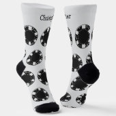 Socks Poker Chip Design Sokken (Gebogen)
