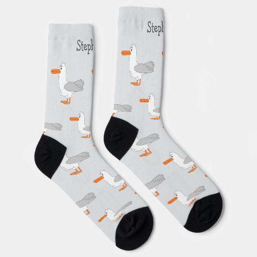Socks Seagull Design Sokken (Rechts)