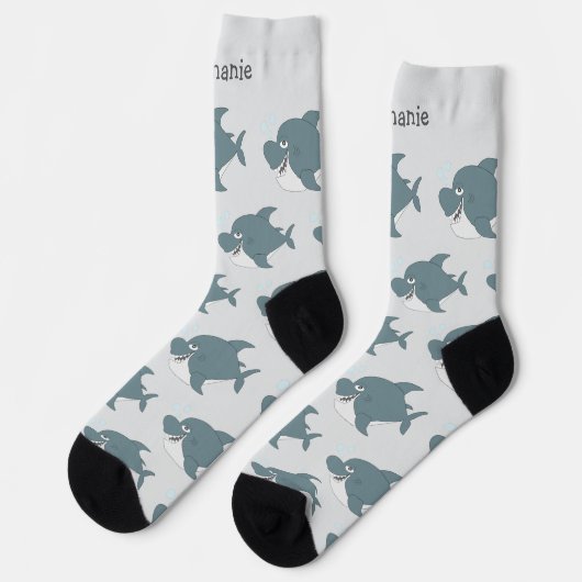 Socks Shark Design Sokken (Links)