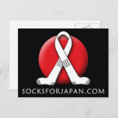 Socks voor Japan-Briefkaart Briefkaart (Voorkant / Achterkant)