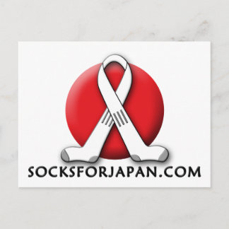 Socks voor Japan-Briefkaart Briefkaart