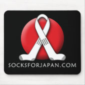 Socks voor Japan Mousepad Muismat (Voorkant)