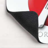 Socks voor Japan Mousepad Muismat (Hoek)