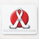 Socks voor Japan Mousepad Muismat (Voorkant)