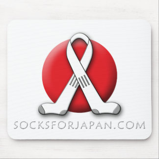 Socks voor Japan Mousepad Muismat