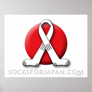 Socks voor Japan Poster Art