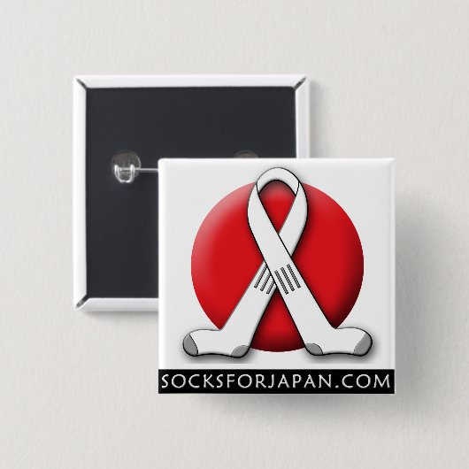 Socks voor Japanse Button - wit (Voorkant /achterkant)