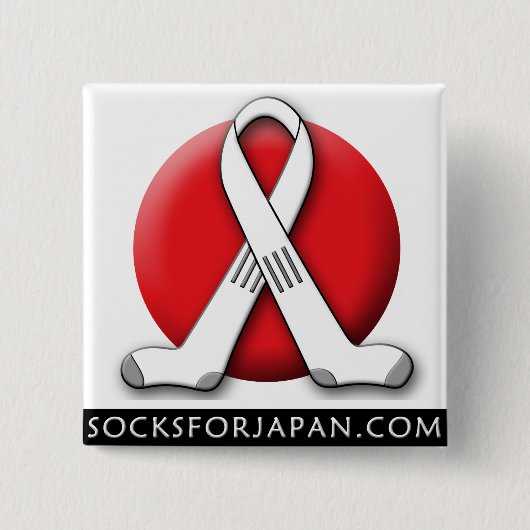 Socks voor Japanse Button - wit (Voorkant)