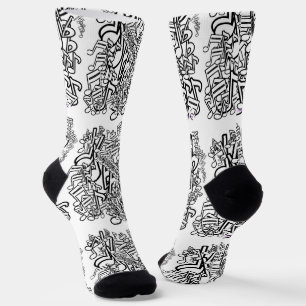 Socks voor muziek, muziek, muziek en muziek sokken