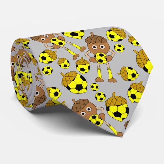 Socks voor Nut Pattern Stropdas (Opgerold)