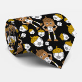 Socks voor Nut Pattern Stropdas (Opgerold)