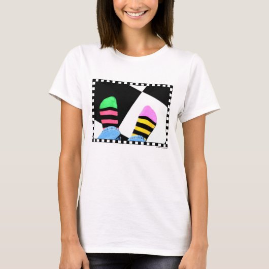 Socks (voor vrouwen) t-shirt (Voorkant)