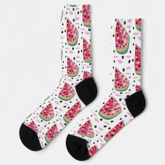 Socks watermelon star sokken