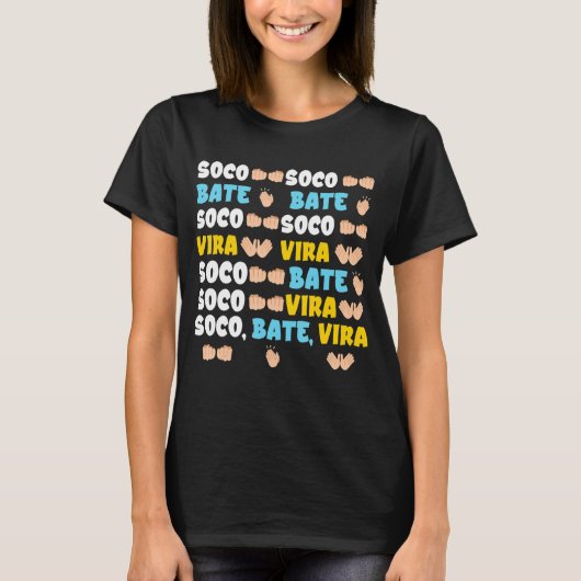 Soco Bate Vira Music Dance Party_2 T-shirt (Voorkant)