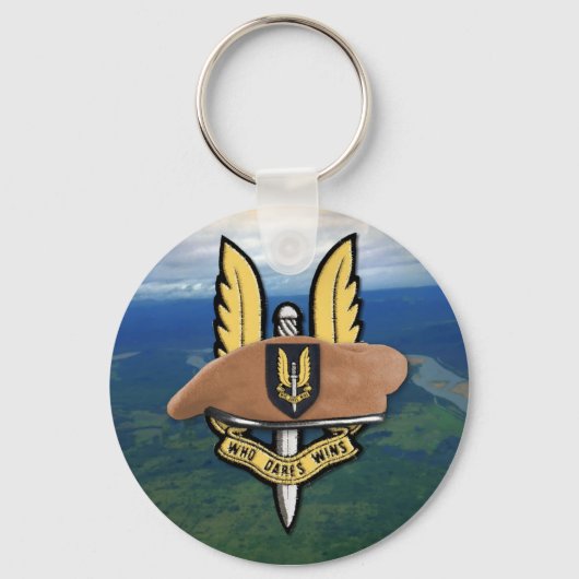 socom - speciale dienst sas flash beret - Sleutelh Sleutelhanger (Voorkant)