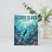 Socorro-eilanden Mexico Briefkaart (Staand voorkant)