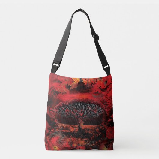 Socotra Dragon Tree Crossbody Tas (Voorkant)