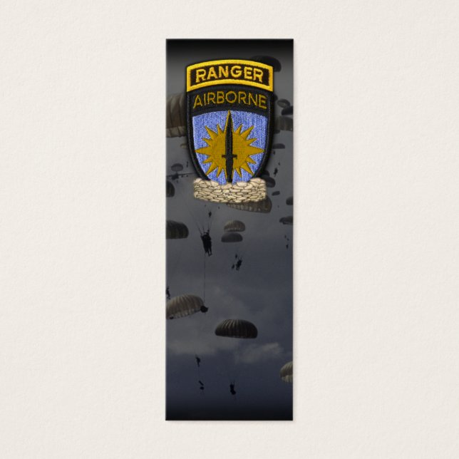 SOCPAF Special Ops Pacific Patch Bookmarkers Mini Visitekaartjes (Voorkant)