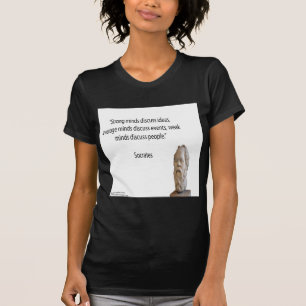 Socrates & Bekende "Gedachten" Citaat T-shirt