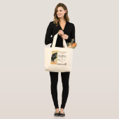 SOCRATES beroemd citaat - Het Wisdom begint met ve Grote Tote Bag (Voorkant (model))