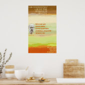 SOCRATES beroemd citaat - Ik ben niet wijs Poster (Keuken)