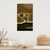 SOCRATES beroemd citaat - Waar heeft geduld nodig Poster (Keuken)