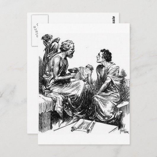 socrates briefkaart (Voorkant / Achterkant)