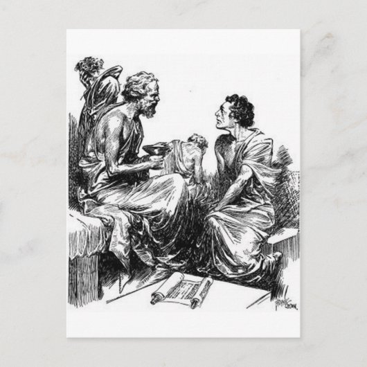 socrates briefkaart (Voorkant)