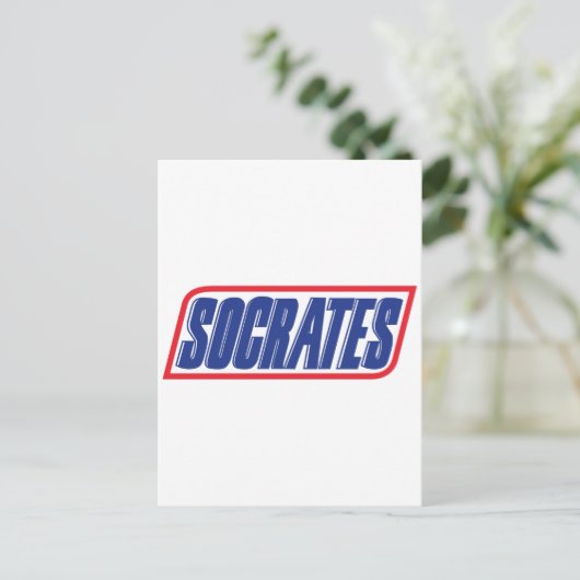 Socrates Briefkaart (Staand voorkant)