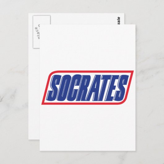 Socrates Briefkaart (Voorkant / Achterkant)