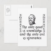 SOCRATES BRIEFKAART (Voorkant / Achterkant)