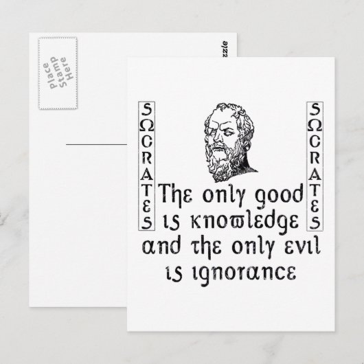 SOCRATES BRIEFKAART (Voorkant / Achterkant)