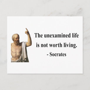 Socrates Citaat 2b Briefkaart