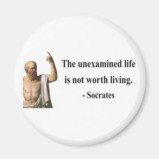 Socrates Citaat 2b Magneet (Voorkant)