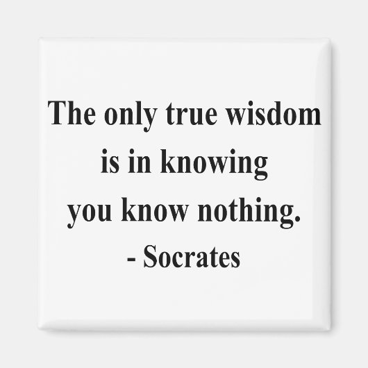 Socrates Citaat 3a Magneet (Voorkant)