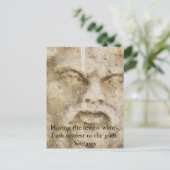 SOCRATES-CITAAT BRIEFKAART (Staand voorkant)