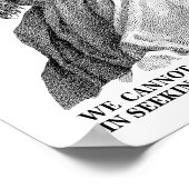 Socrates Citaat op het streven om beter te worden Poster (Hoek)