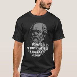 Socrates citaat over het leven t-shirt