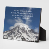 Socrates Citaat zet Rainier op Fotoplaat (Zijkant)