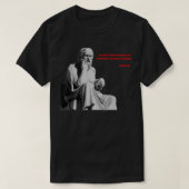 Socrates citeert Klassieke TShirt (Design voorkant)