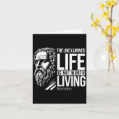 Socrates citeert wijze filosofen kaart (Gele Bloem)