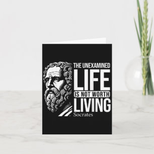 Socrates citeert wijze filosofen kaart