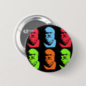 Socrates Collage Ronde Button 5,7 Cm (Voorkant /achterkant)