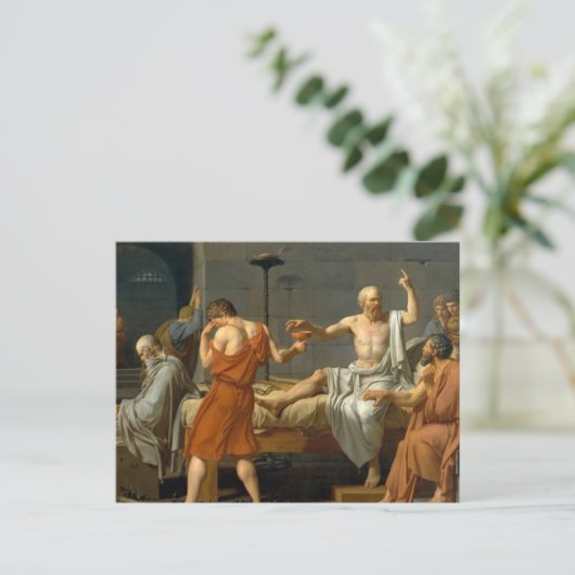 SOCRATES-dood Briefkaart (Staand voorkant)