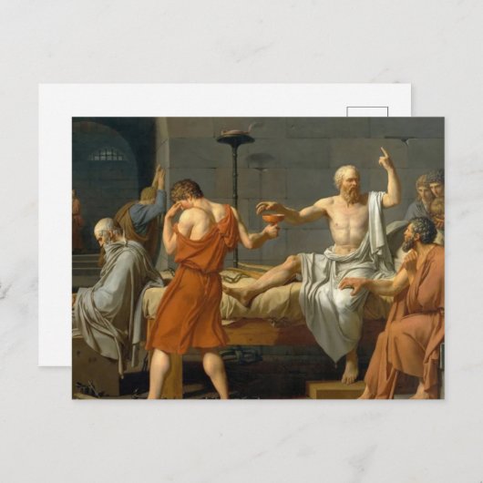 SOCRATES-dood Briefkaart (Voorkant / Achterkant)