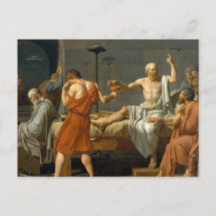 SOCRATES-dood Briefkaart