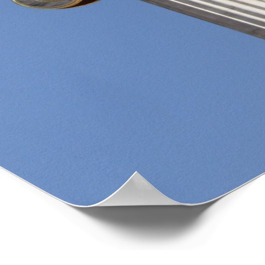 Socrates en Apollo-Poster Poster (Hoek)