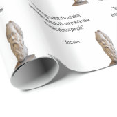 Socrates en beroemde "Minds"-offerte Cadeaupapier (Rol Hoek)