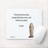 Socrates en beroemde "Minds"-offerte Muismat (Met muis)