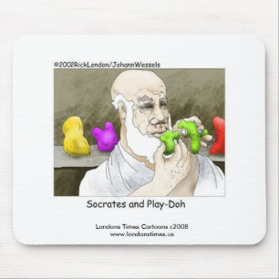 Socrates en Play-Doh Funny-Muismat Muismat